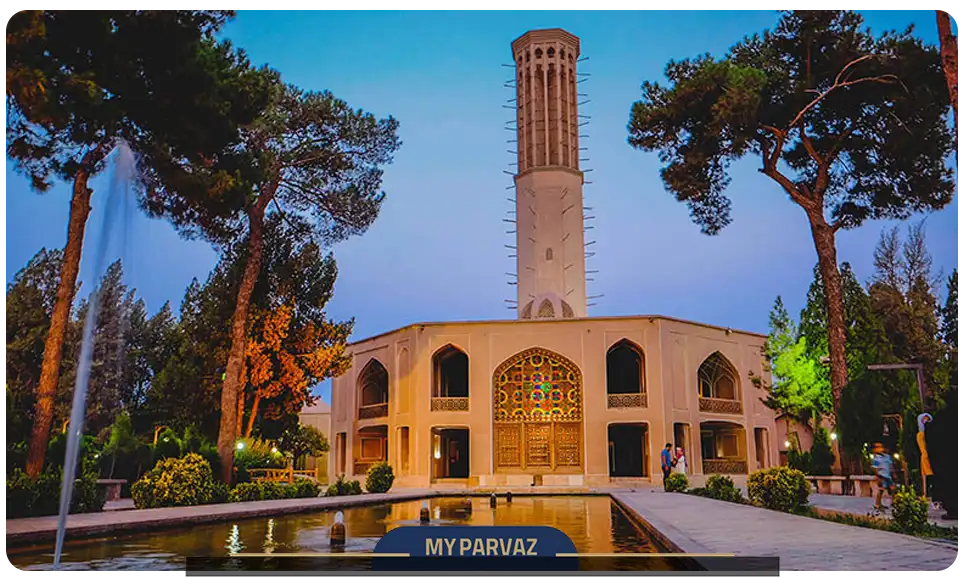 باغ دولت آباد از جاهای دیدنی یزد